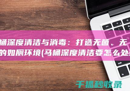 马桶深度清洁与消毒：打造无菌、无味的如厕环境 (马桶深度清洁要怎么处理)