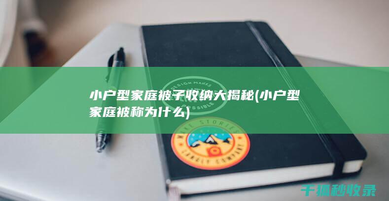 小户型家庭被子收纳大揭秘 (小户型家庭被称为什么)