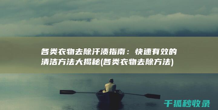 各类衣物去除汗渍指南：快速有效的清洁方法大揭秘 (各类衣物去除方法)