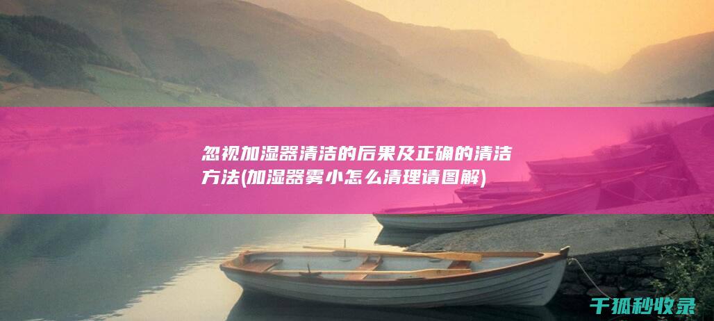 忽视加湿器清洁的后果及正确的清洁方法 (加湿器雾小怎么清理请图解)