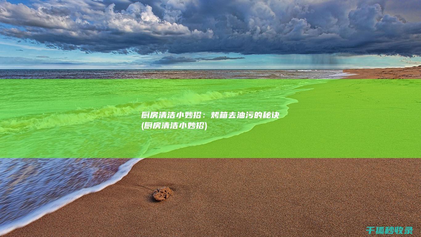 厨房清洁小妙招：烤箱去油污的秘诀 (厨房清洁小妙招)