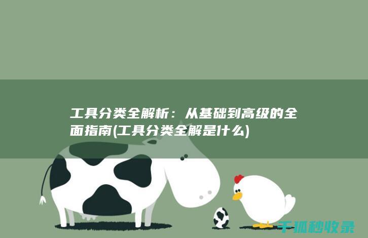 工具分类全解析：从基础到高级的全面指南 (工具分类全解是什么)