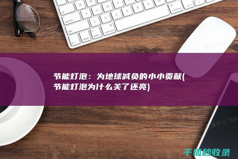 节能灯泡关了还亮